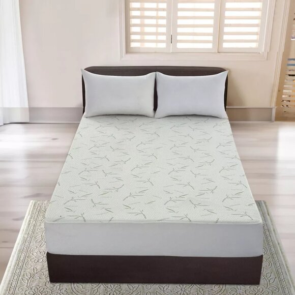 Lux Decor Collection Bamboo Mattress Protector Hypoallergenic Breath Waterproof - Picture 6 of 8